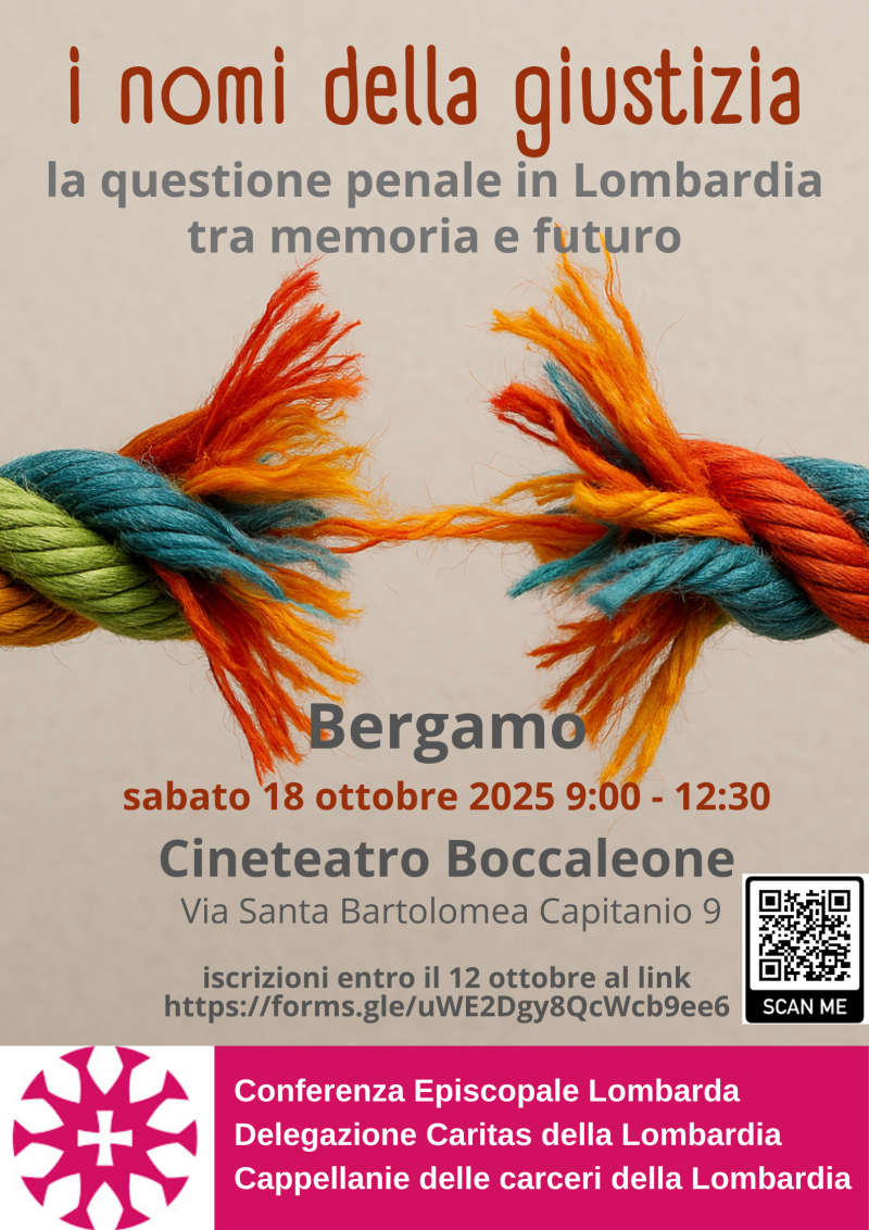 Locandina Convegno carcere 18 ottobre 2025 fronte