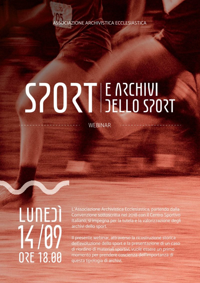 Webinar Sport e archivi dello sport